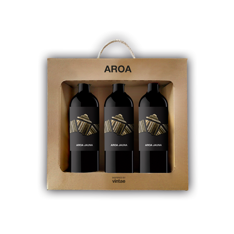 Estuche Aroa 3 botellas: